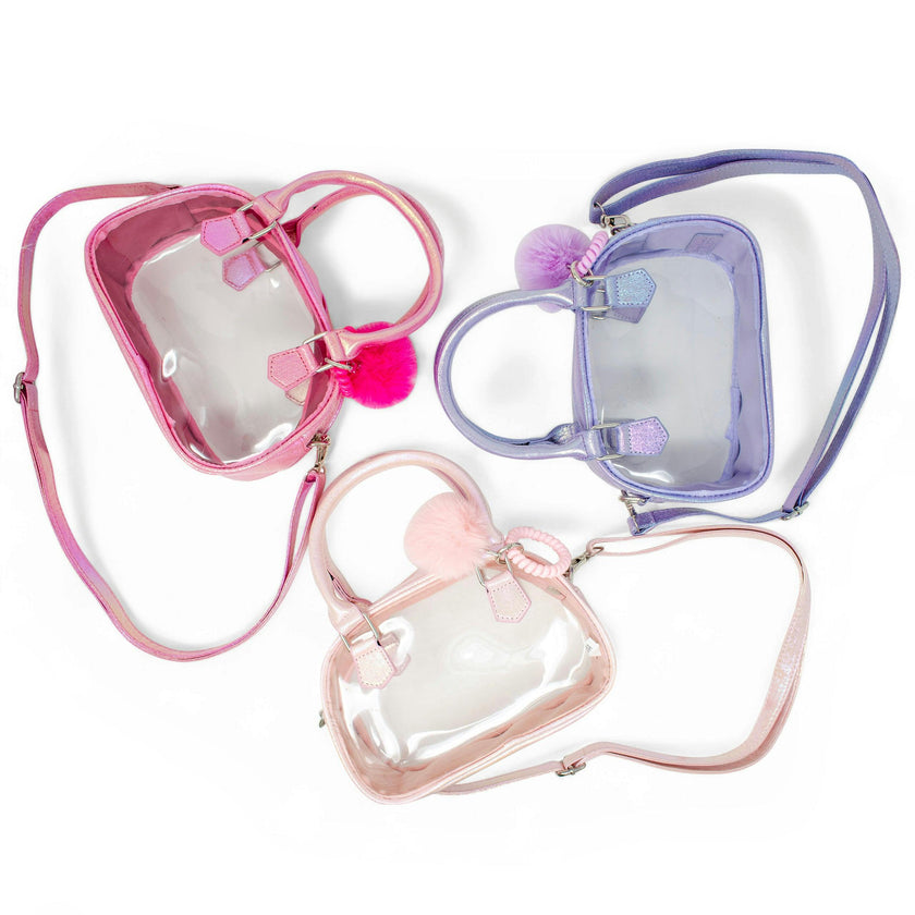 Girl's Game Day Glam Clear Crossbody Handbag