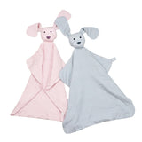Pink Mini-Stripe Dog Lovey Blanket