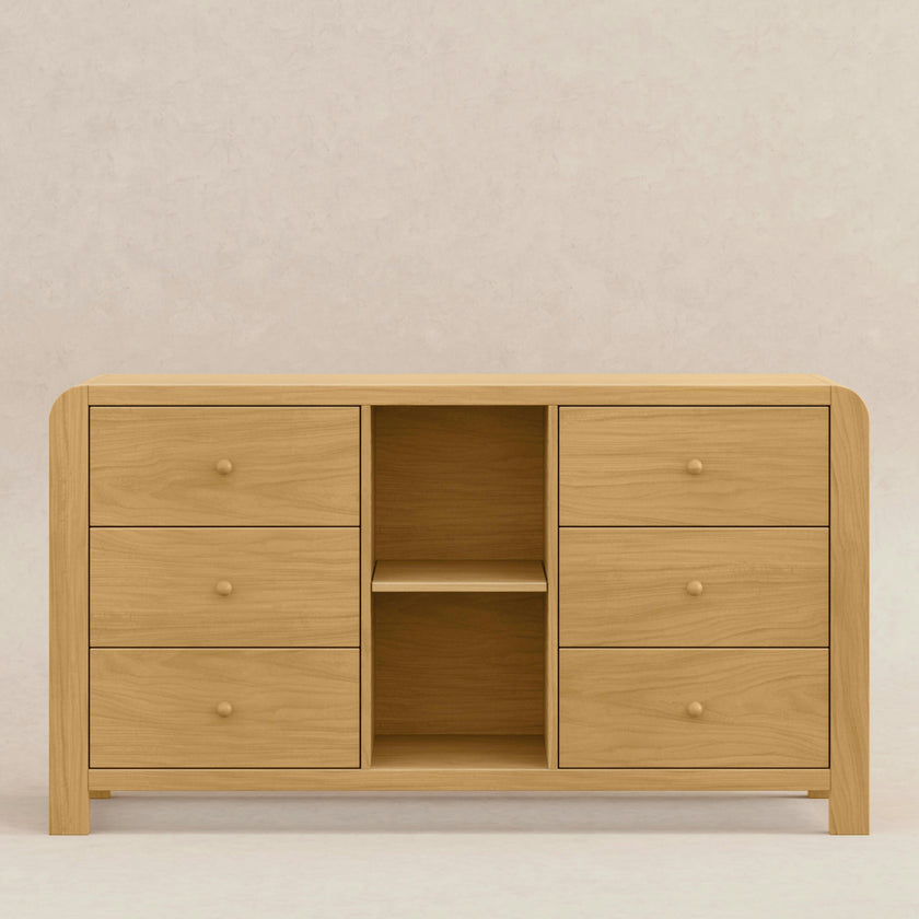 Babyletto Kids TipToe 6-Drawer Assembled Dresser with Cubbies
