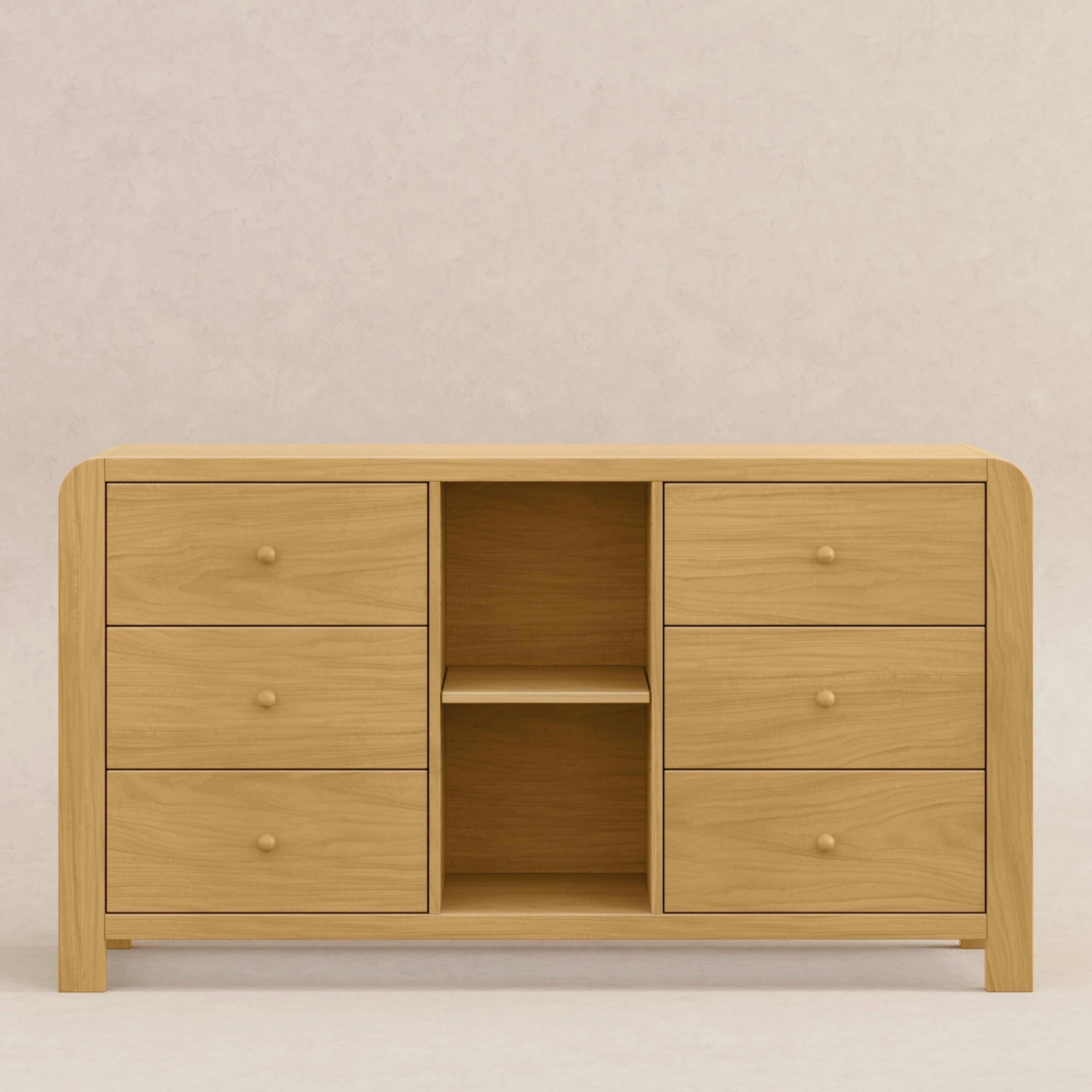 Babyletto Kids TipToe 6-Drawer Assembled Dresser with Cubbies