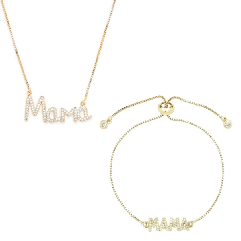 Mama Bracelet & Necklace Set