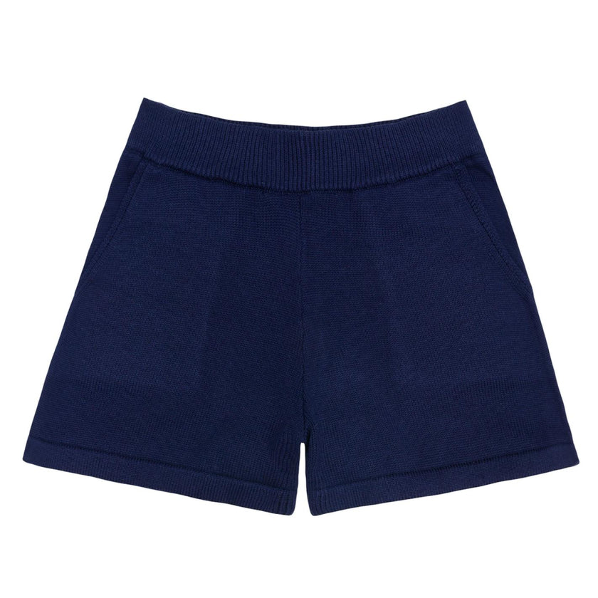 Women's Navy Knit Short