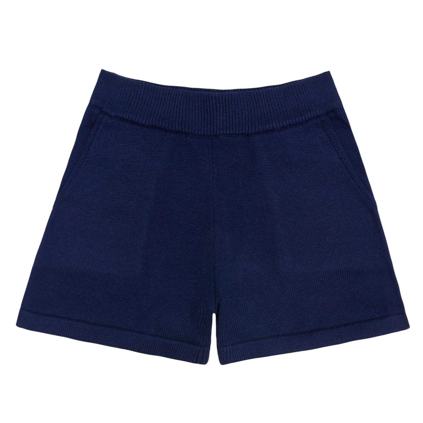 Women's Navy Knit Short