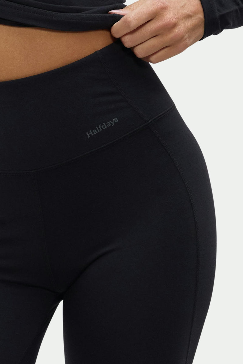 Ruth Lightweight Bamboo Legging Black