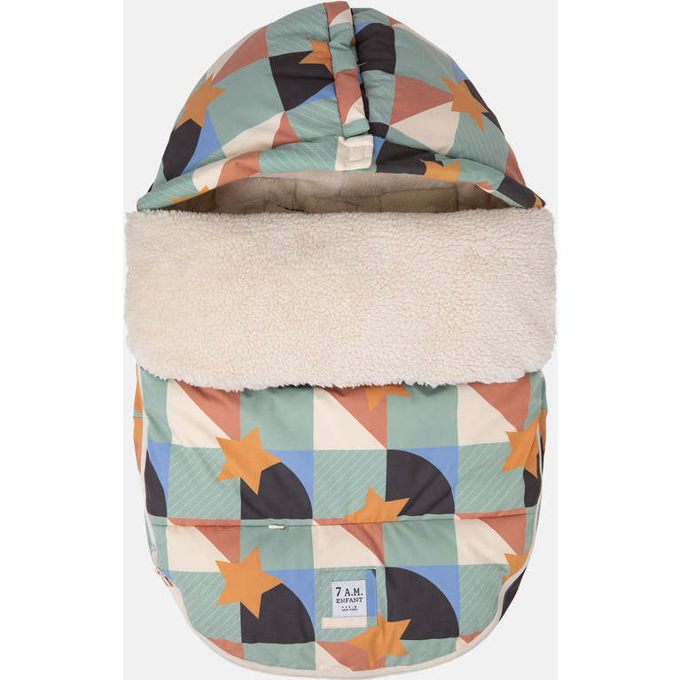 BenjiPOD Print Zipped Footmuff, Multi