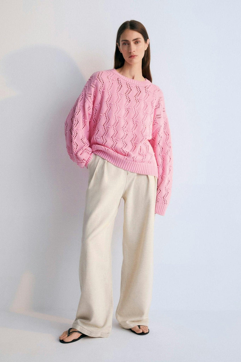 Sifnos Woman Jumper Hibiscus