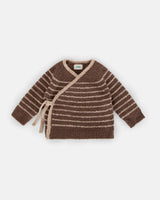 Wrap Top Striped - Fuzzy