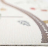 Flat Woven Graphic Print Rectangular Play Rug