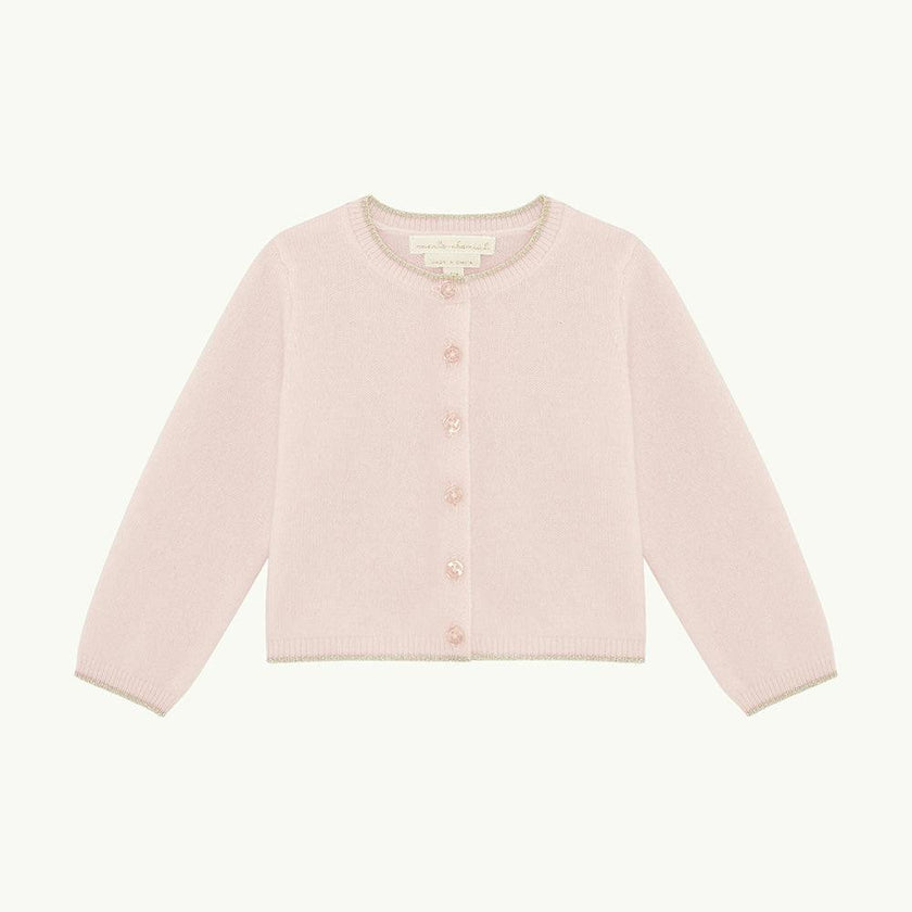 Cassandra Cashmere Angel Wing™ Cardigan - Pink