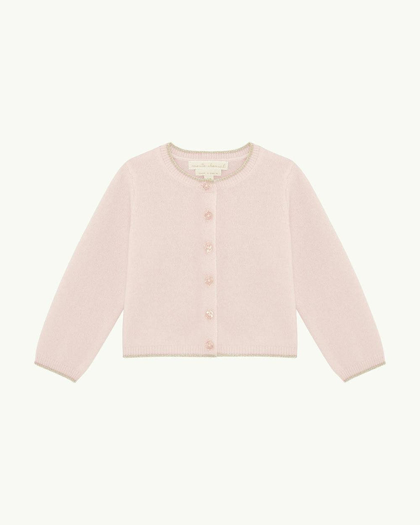 Cassandra Cashmere Angel Wing™ Cardigan - Pink