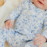 Bamboo Zip-Up Footie Pajama - Priscilla