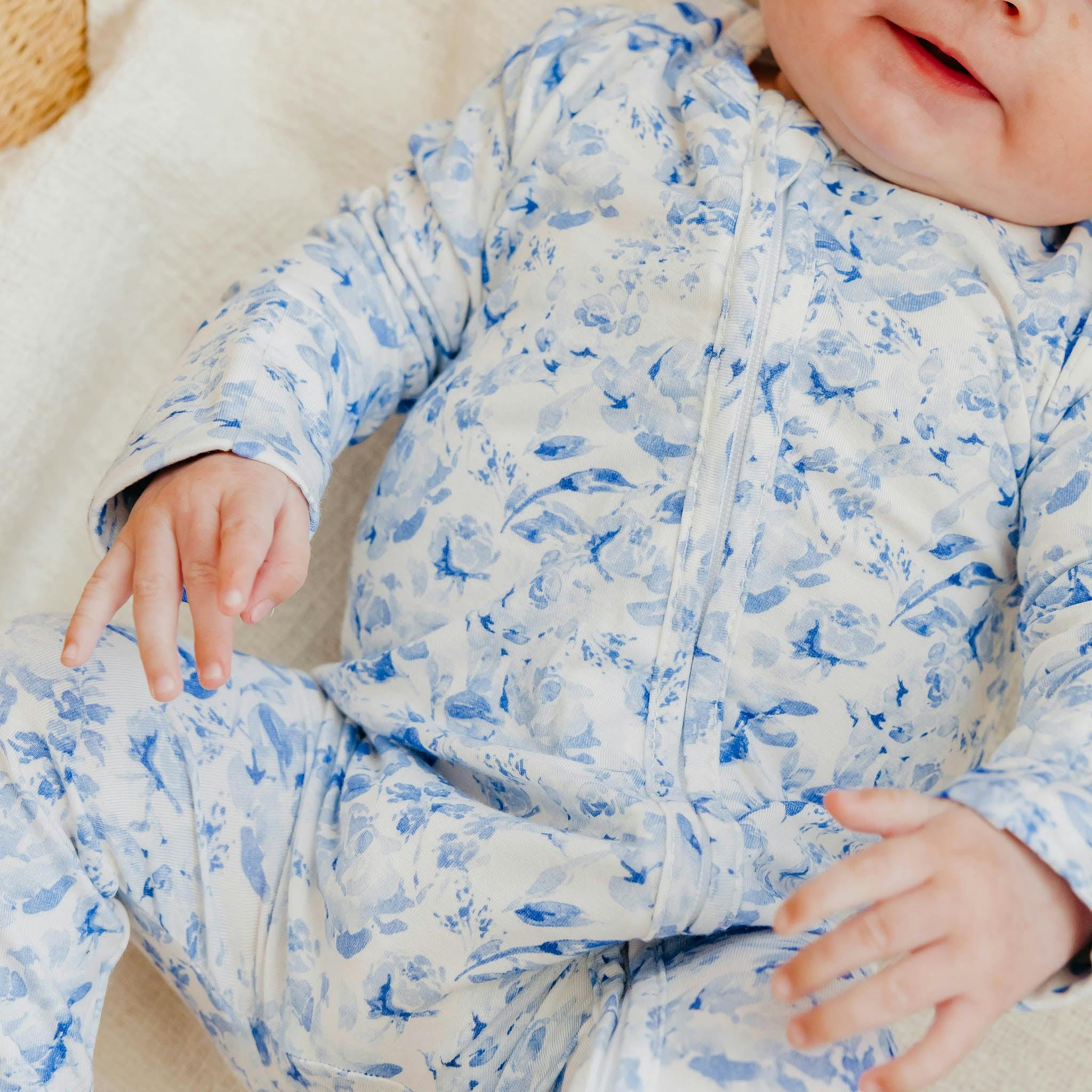 Bamboo Zip-Up Footie Pajama - Priscilla