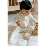 Pointelle Sleeper, Natural