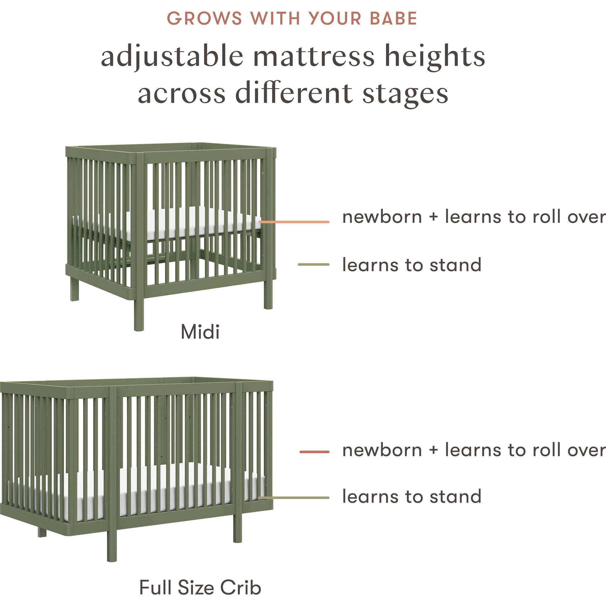 Pogo 8-In-1 Convertible Crib With All-Stages Conversion Kits