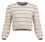 Peyton Top Blush Stripe