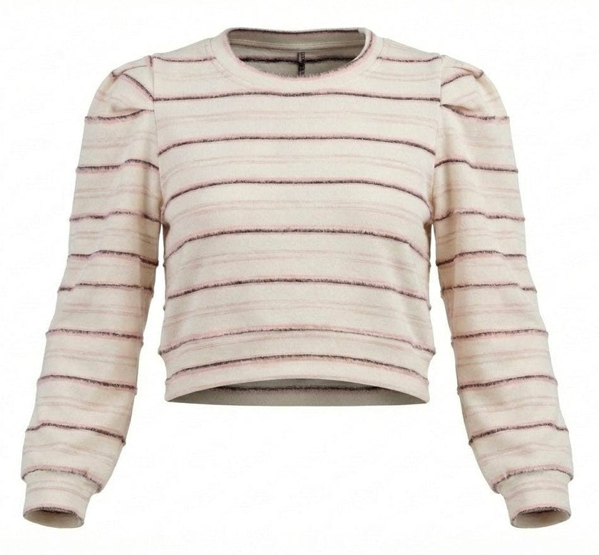 Peyton Top Blush Stripe