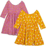 Retro Christmas Twirly Dress 2-Pack