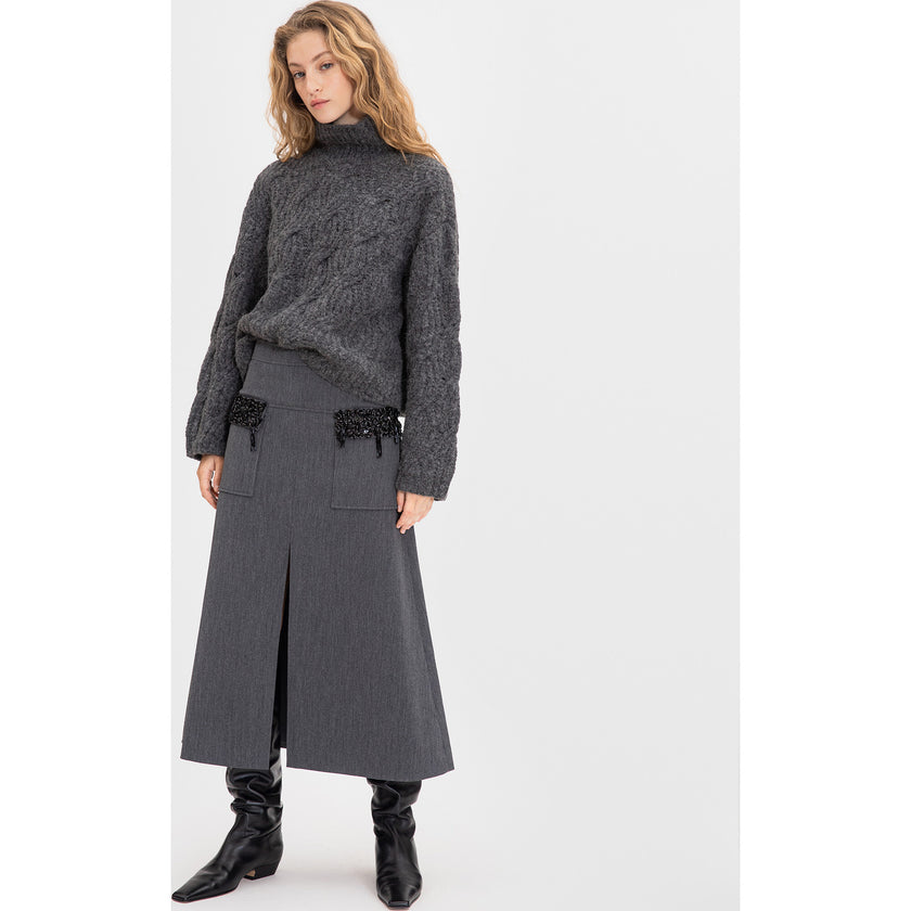 Women's Cameron Skirt, Grey