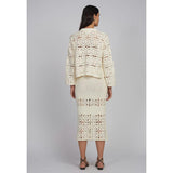 JANA CROCHET SKIRT | IVORY