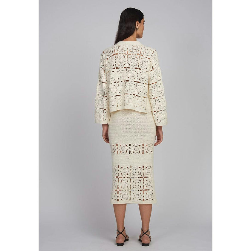 JANA CROCHET SKIRT | IVORY