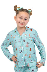 Best Puppies Long Sleeve Jersey Pajama Pant Set