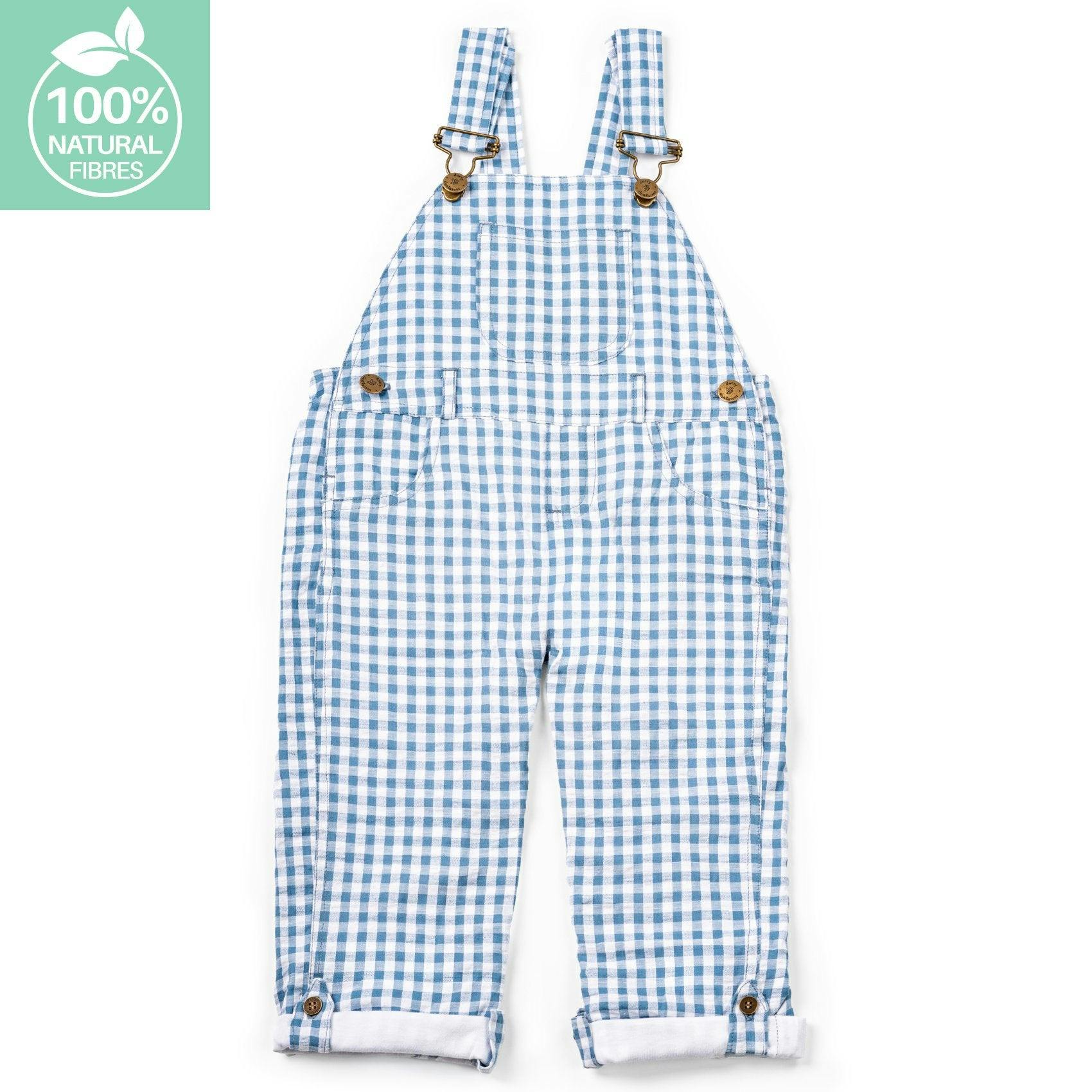 Atlantic Seersucker Overalls