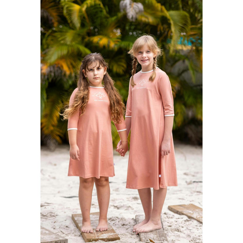 Pickleball 3/4 Sleeve Dress, Pink
