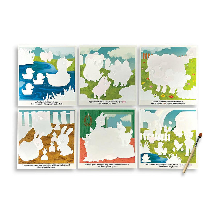 Water Amaze Water Reveal Boards - On The Farm - 12 Boards