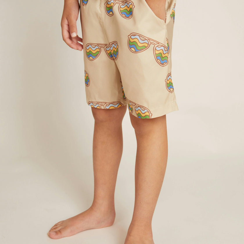 Recycled Shades Swim Trunk