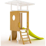 Forest Small Outdoor Toddler Swing Set | Compact Wooden Swing Frame for Babies & Kids