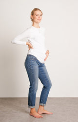 Liv Long Sleeve Crew Neck Tee