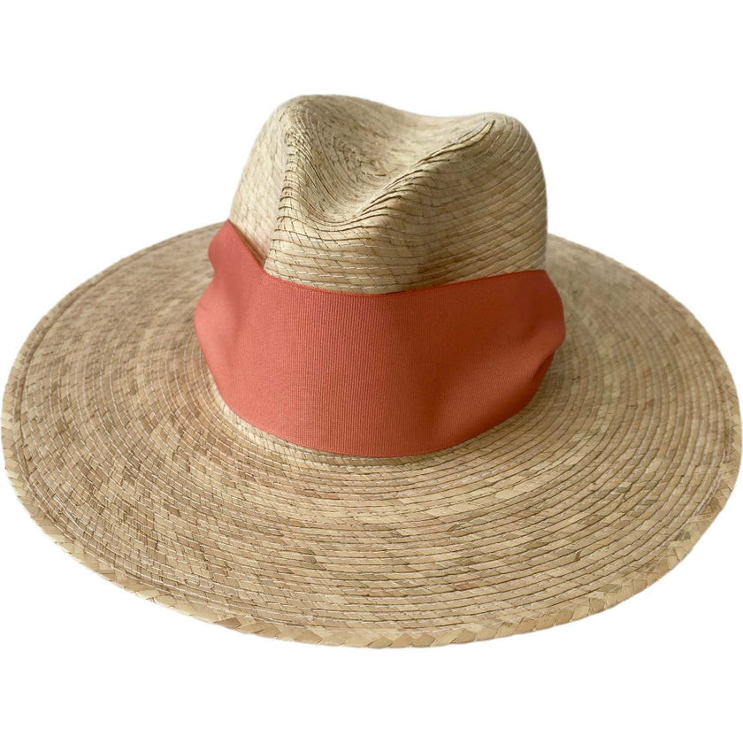 Women's Zinnia Wide & Short Brim Grosgrain Ribbon Sun Hat