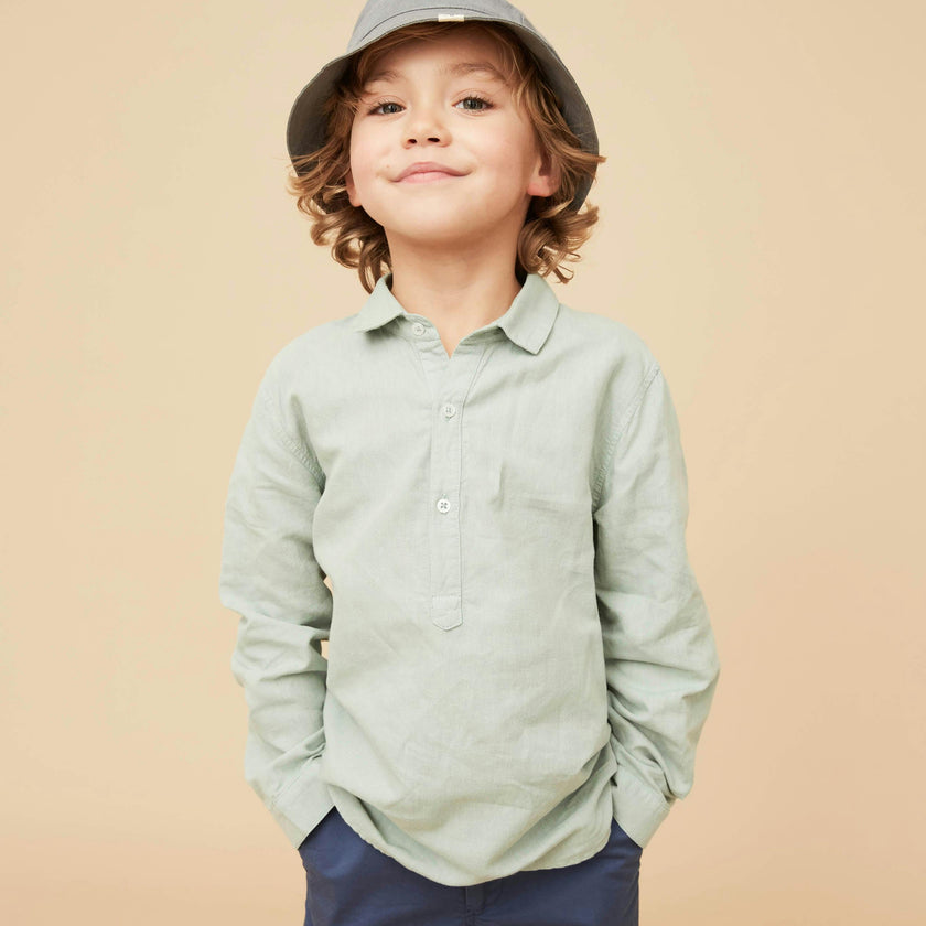 Linen Cotton Kaftan Shirt