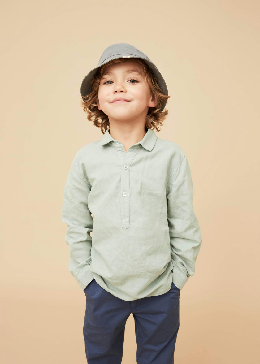 Linen Cotton Kaftan Shirt