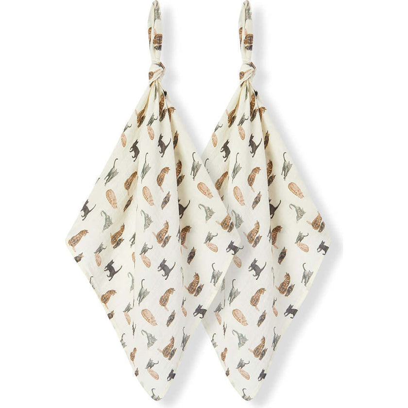 Organic Cotton Two-Piece Burp Cloth Set