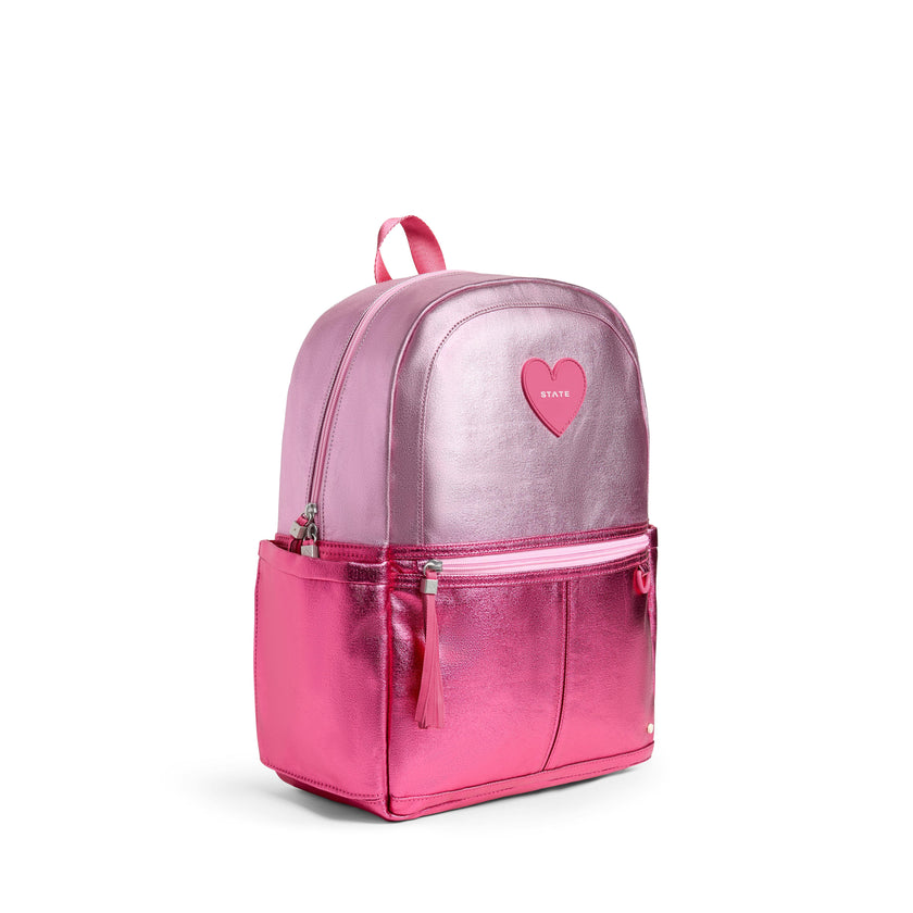 Kane Backpack, Metallic Hot Pink/Pink Colorblock