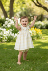 Andria Collar Dress Butter Yellow