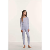 Kids TENCEL™ Modal Unisex Long PJ Set, Purple