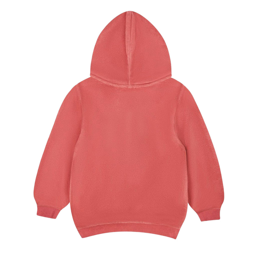 unisex sailor red french terry zip hoodie