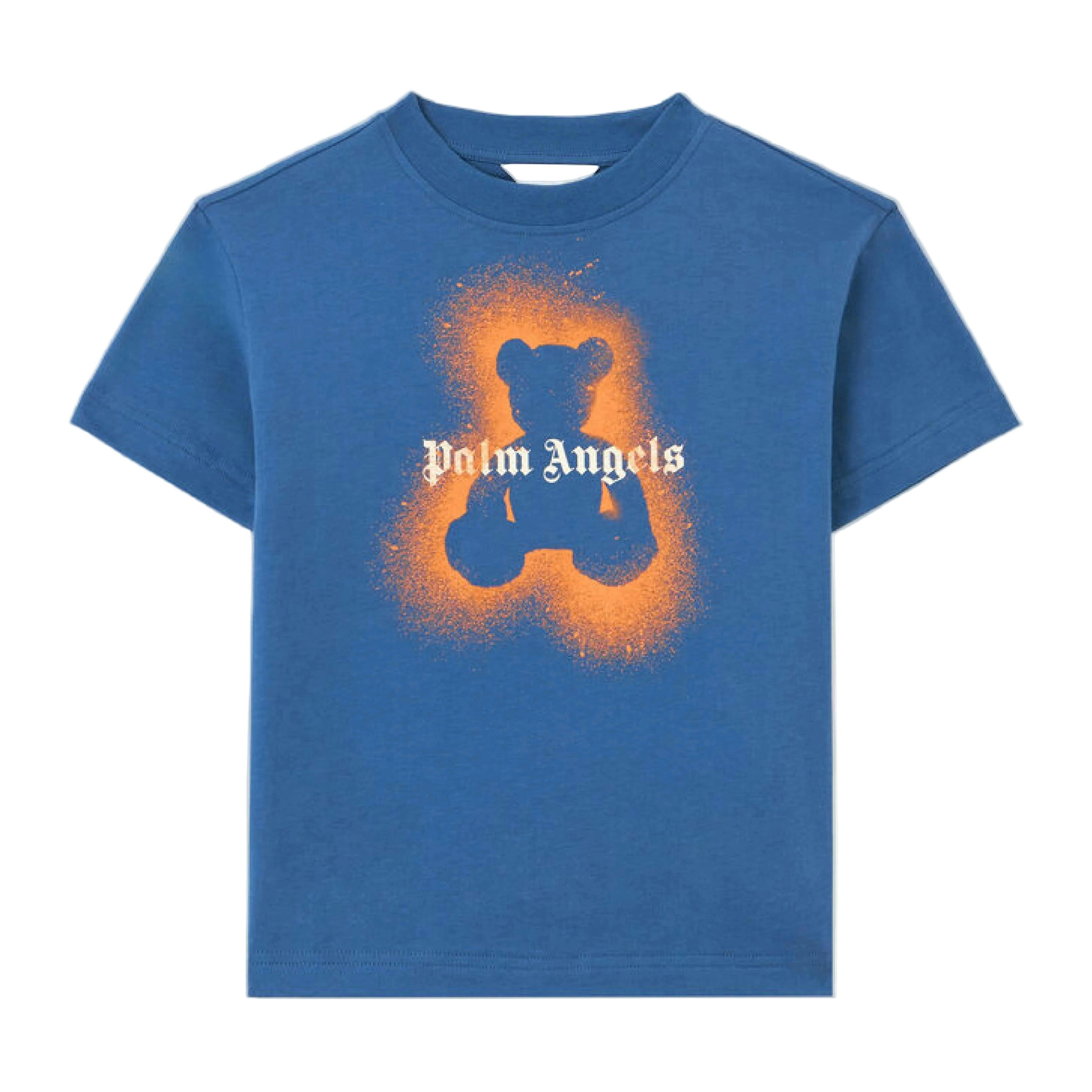 Blue Spray Bear Regular T-Shirt