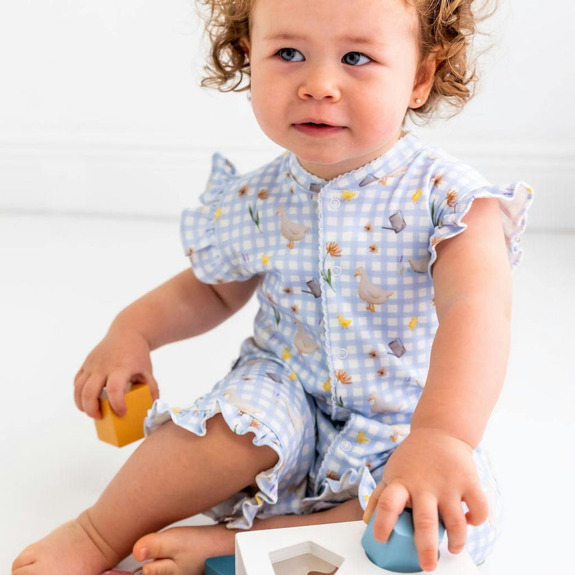 Duck & Goose Pima Cotton Short Romper