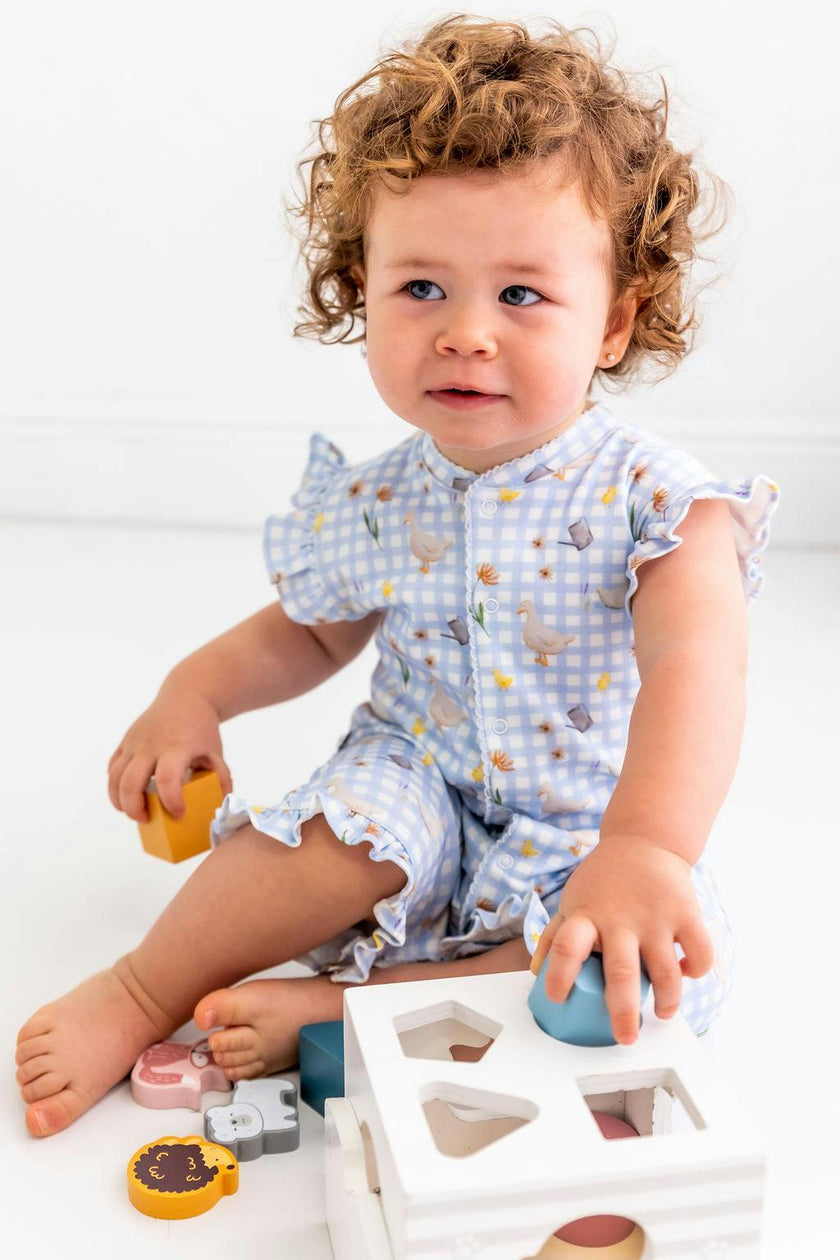 Duck & Goose Pima Cotton Short Romper