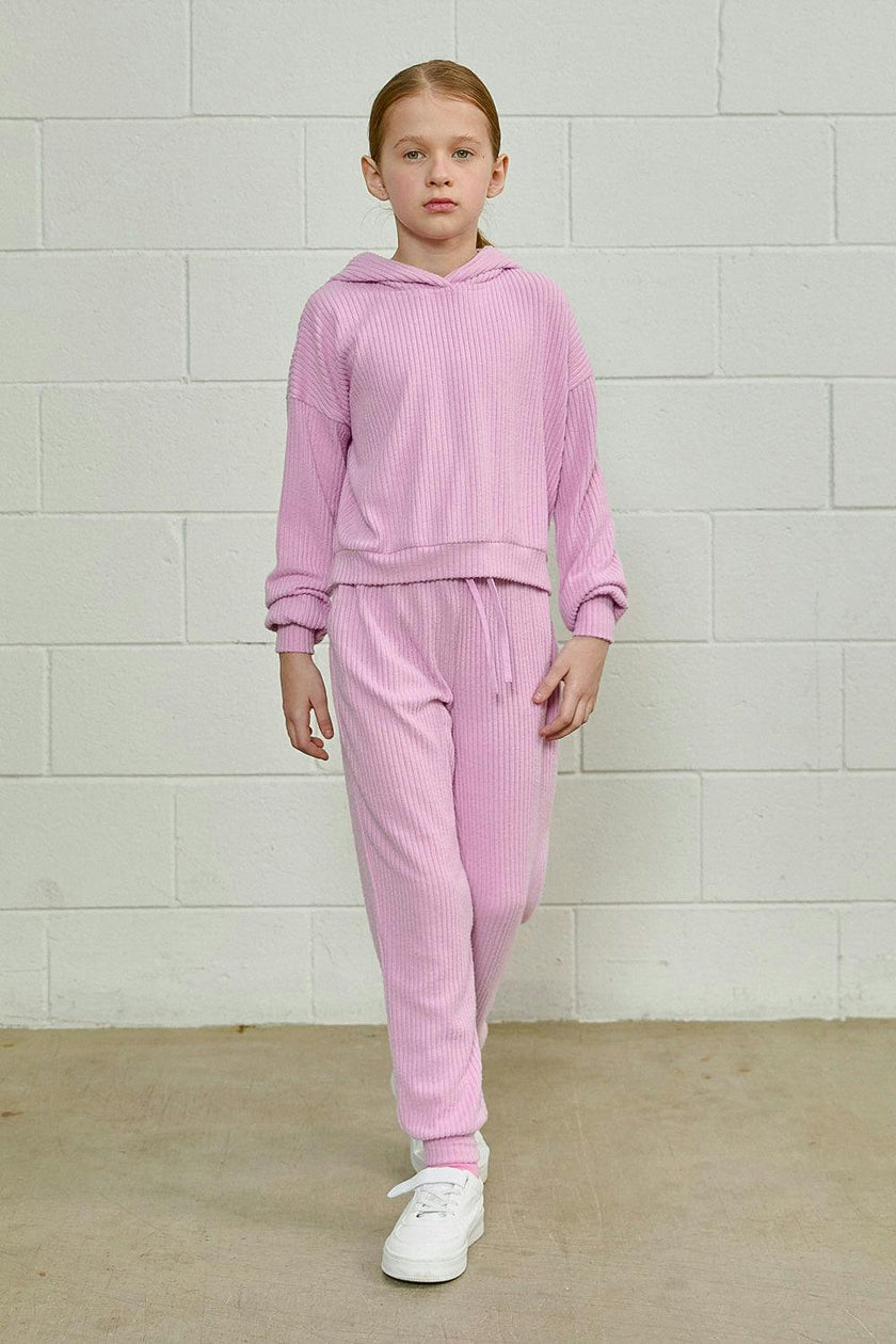 SoftRib Cropped Hoodie