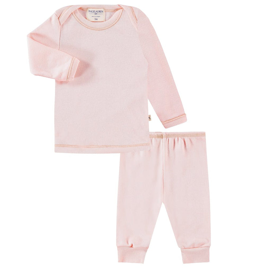 Rib Lap Tee and Legging Set