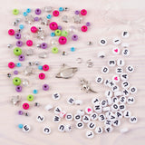 Block ‘N Rock Bracelets Kit - Create 4 Unique Letter Charm Bracelets