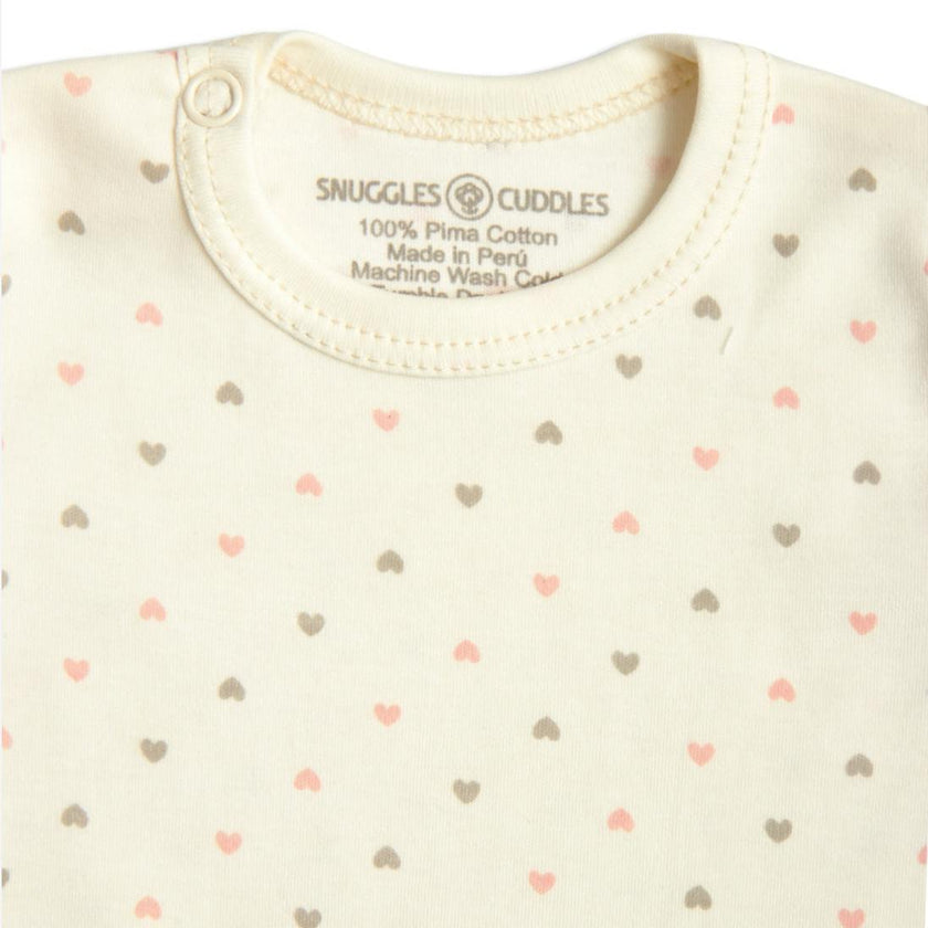 Short Sleeve Bodysuit in Pima Cotton
