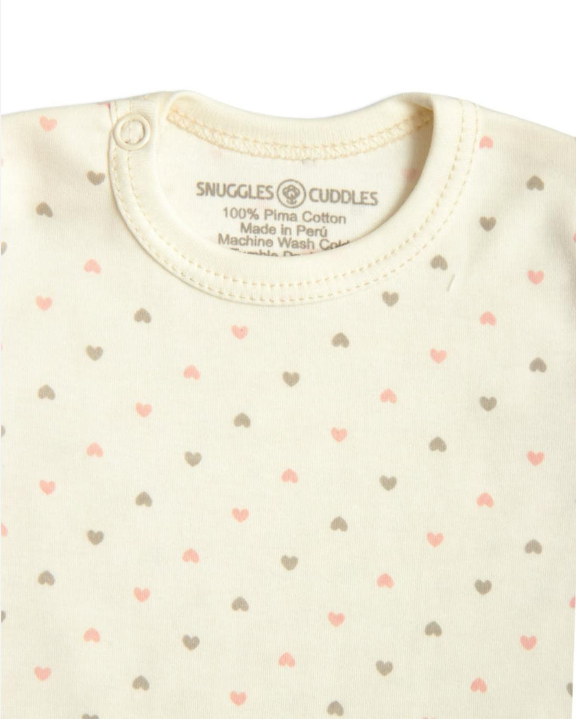 Short Sleeve Bodysuit in Pima Cotton