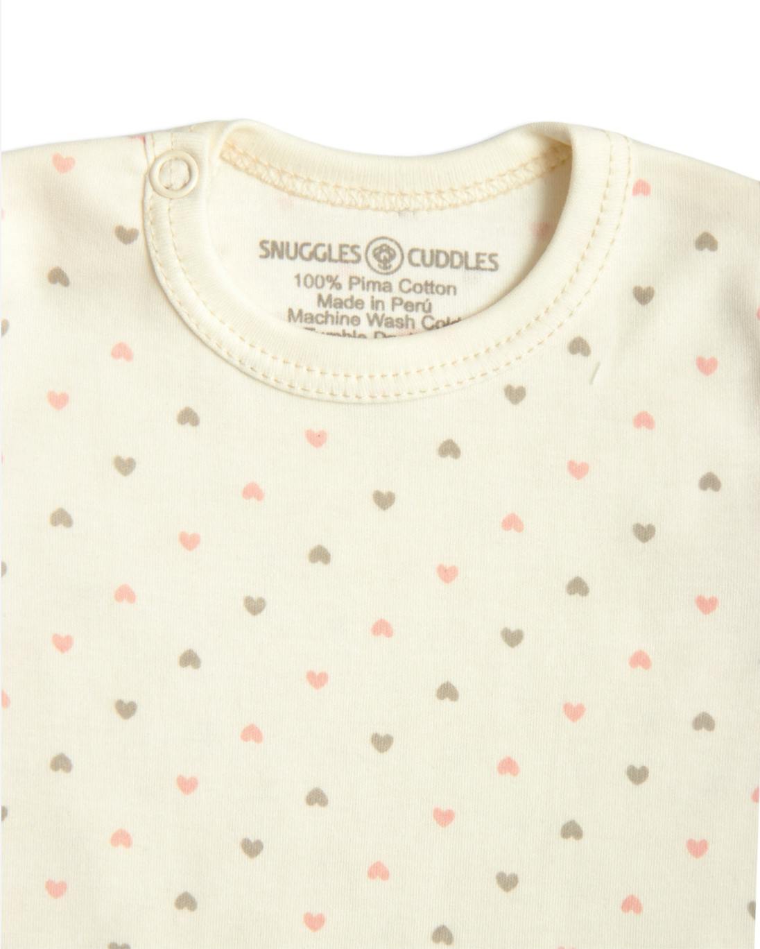 Short Sleeve Bodysuit in Pima Cotton