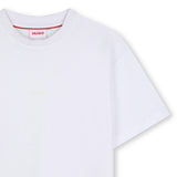 White Logo Short Sleeve T‑Shirt