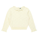 BONTON Frou Frou Ruffle Collar Sweater